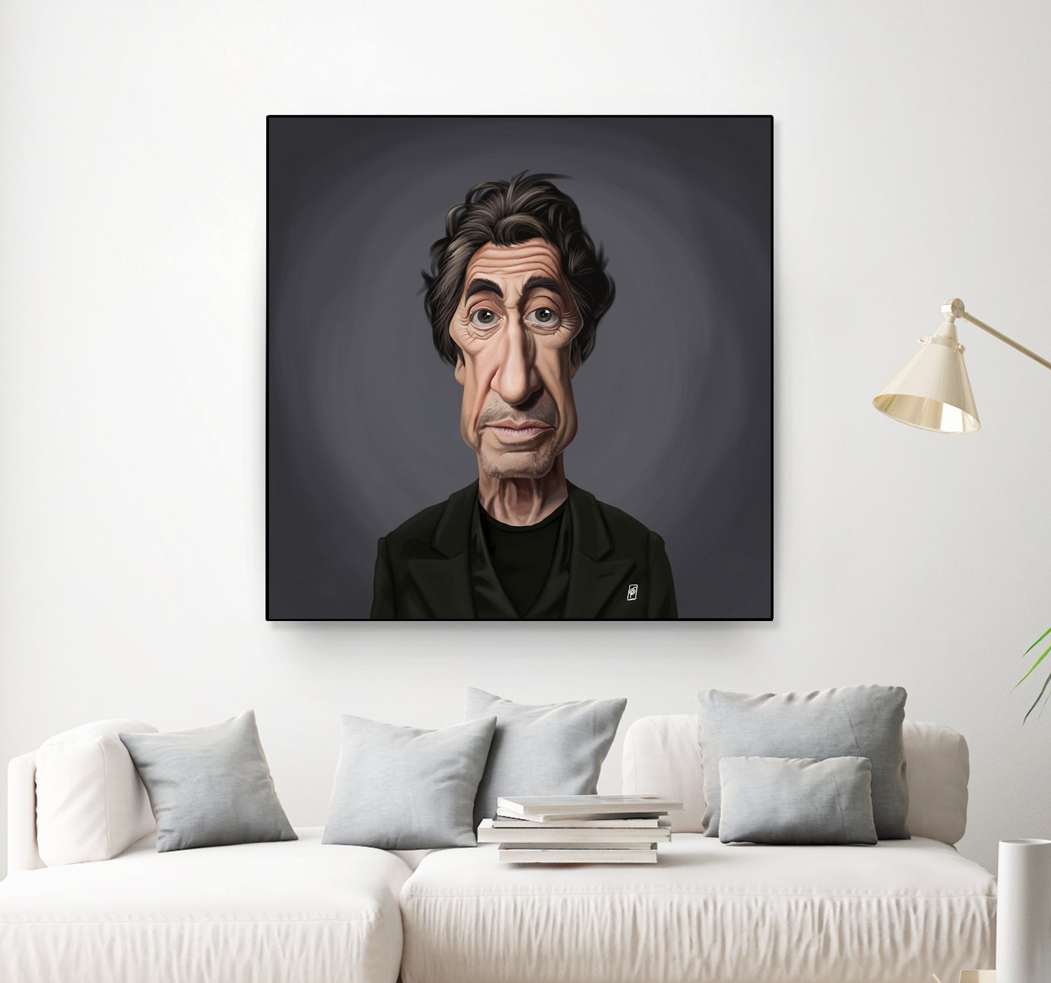 Al Pacino by Rob Snow on GIANT ART - gray digital painting