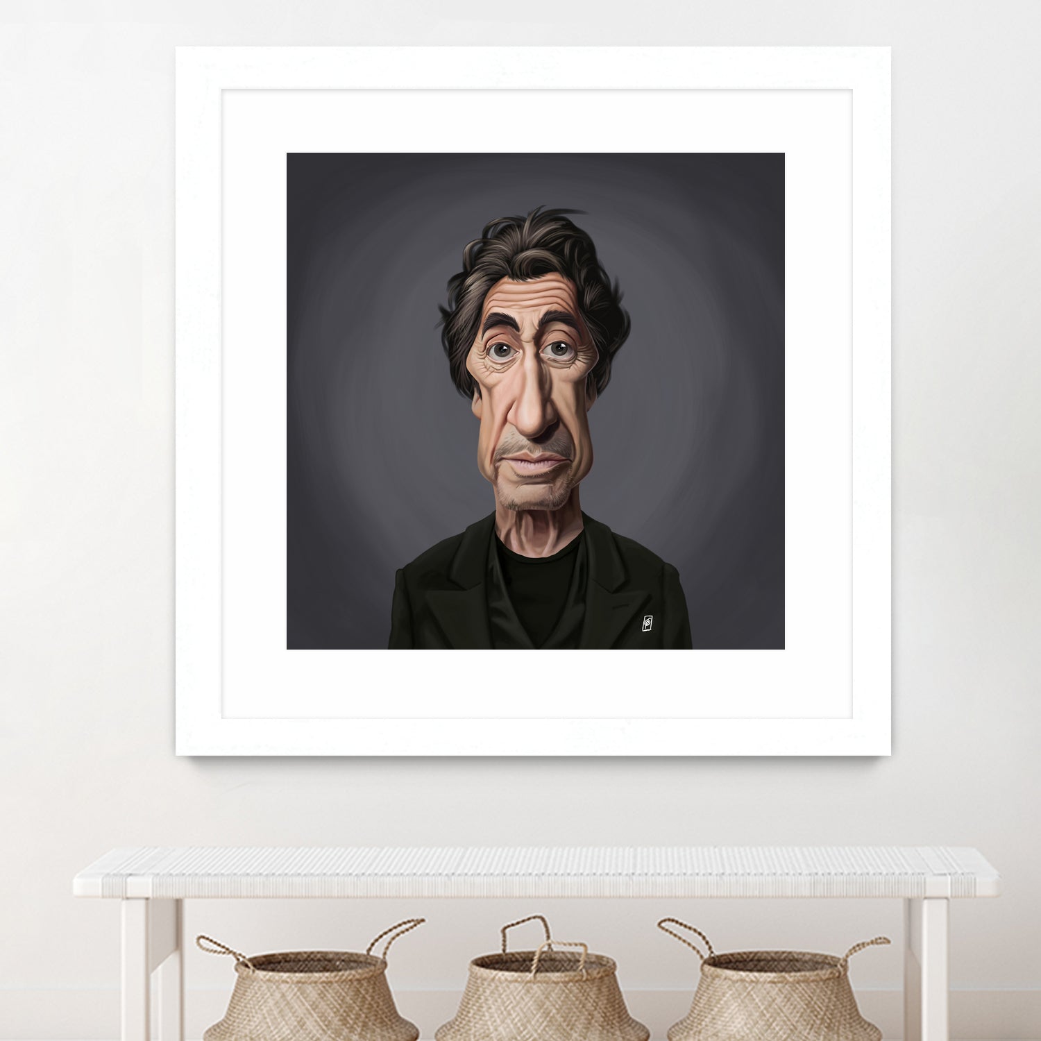 Al Pacino by Rob Snow on GIANT ART - gray digital painting