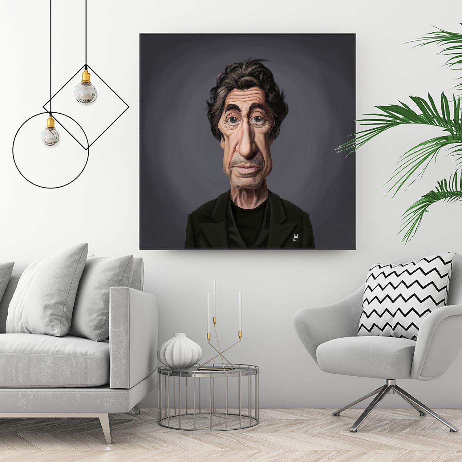 Al Pacino by Rob Snow on GIANT ART - gray digital painting