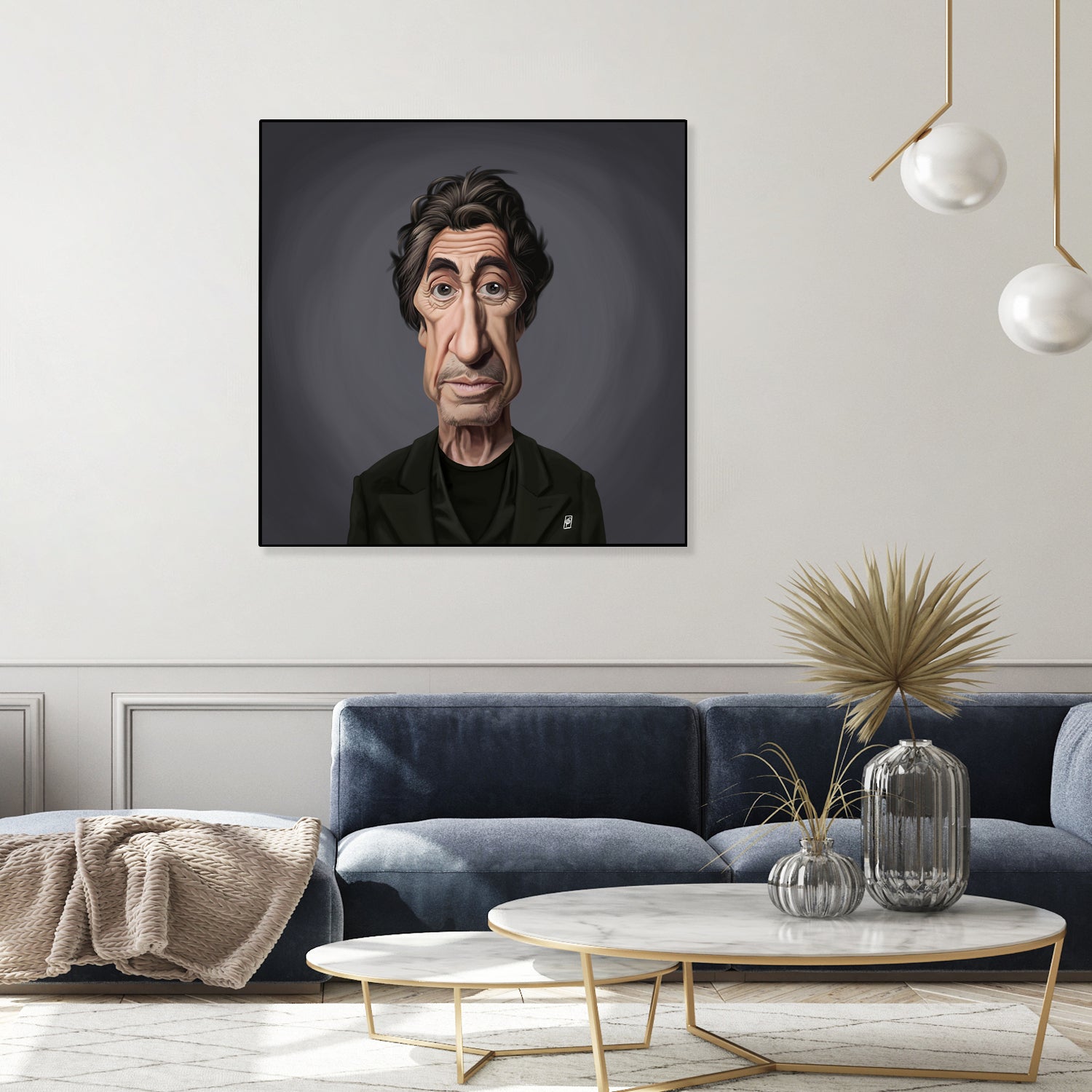 Al Pacino by Rob Snow on GIANT ART - gray digital painting