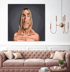 Iggy Pop by Rob Snow on GIANT ART - green digital painting