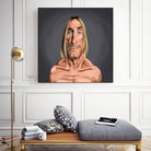 Iggy Pop by Rob Snow on GIANT ART - green digital painting