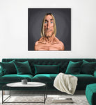 Iggy Pop by Rob Snow on GIANT ART - green digital painting