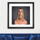 Iggy Pop by Rob Snow on GIANT ART - green digital painting