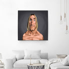 Iggy Pop by Rob Snow on GIANT ART - green digital painting