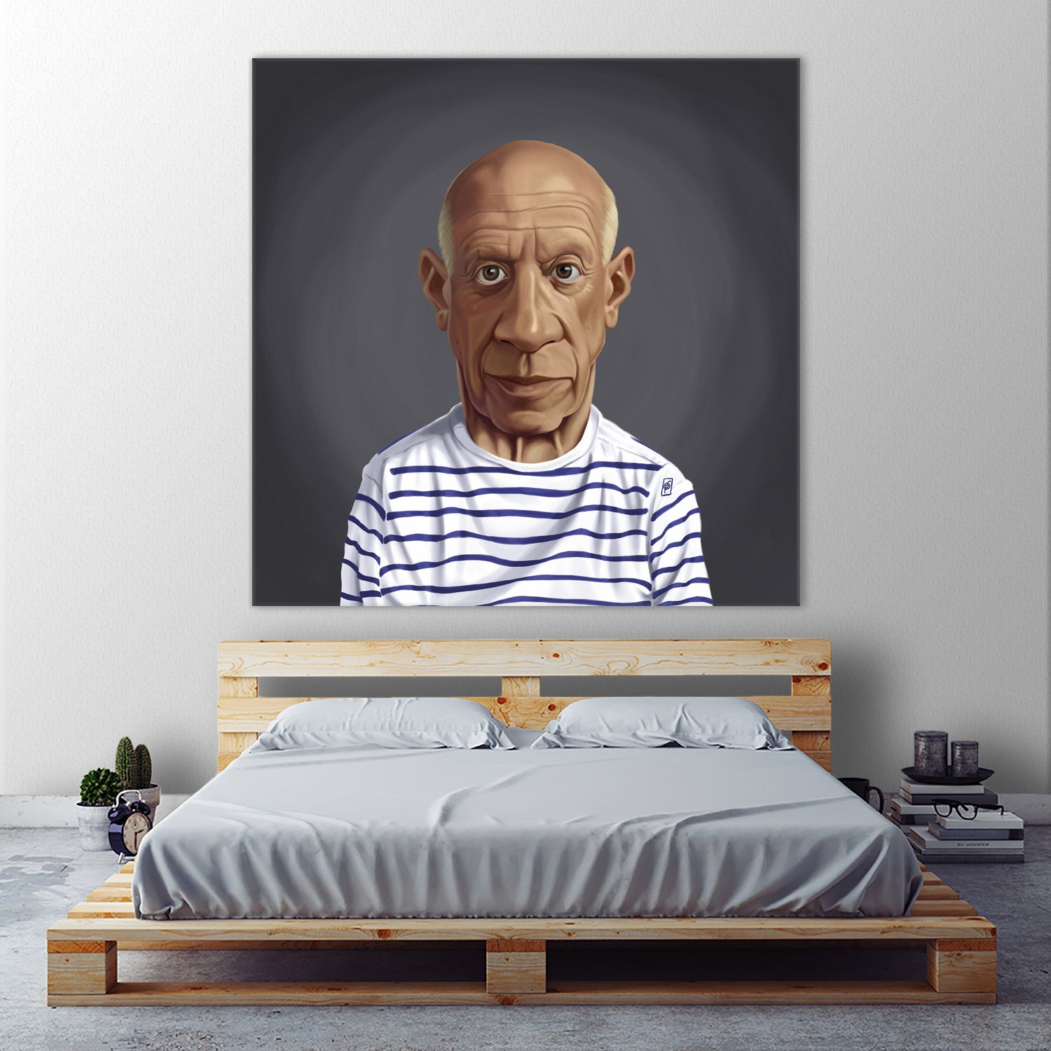 Pablo Picasso by Rob Snow on GIANT ART - blue digital painting