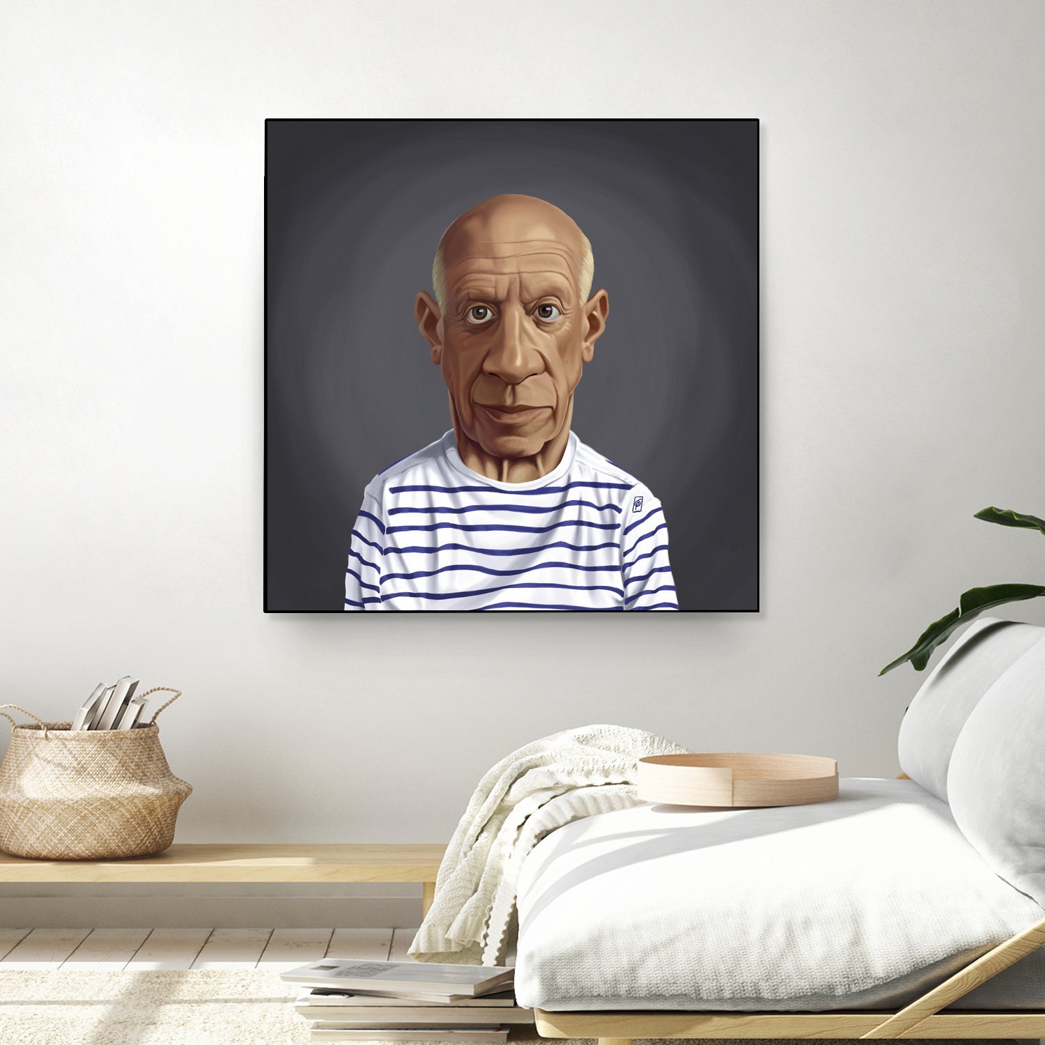 Pablo Picasso by Rob Snow on GIANT ART - blue digital painting