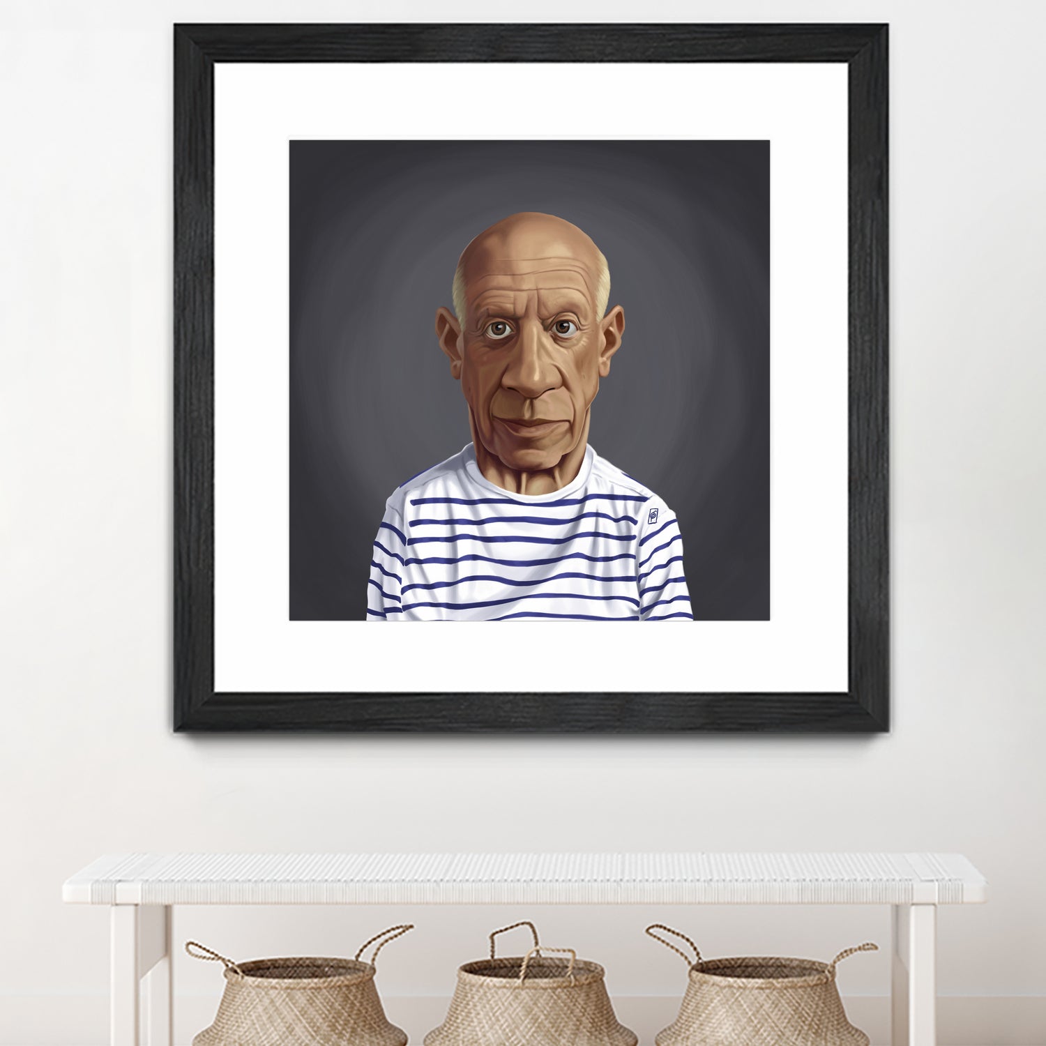 Pablo Picasso by Rob Snow on GIANT ART - blue digital painting