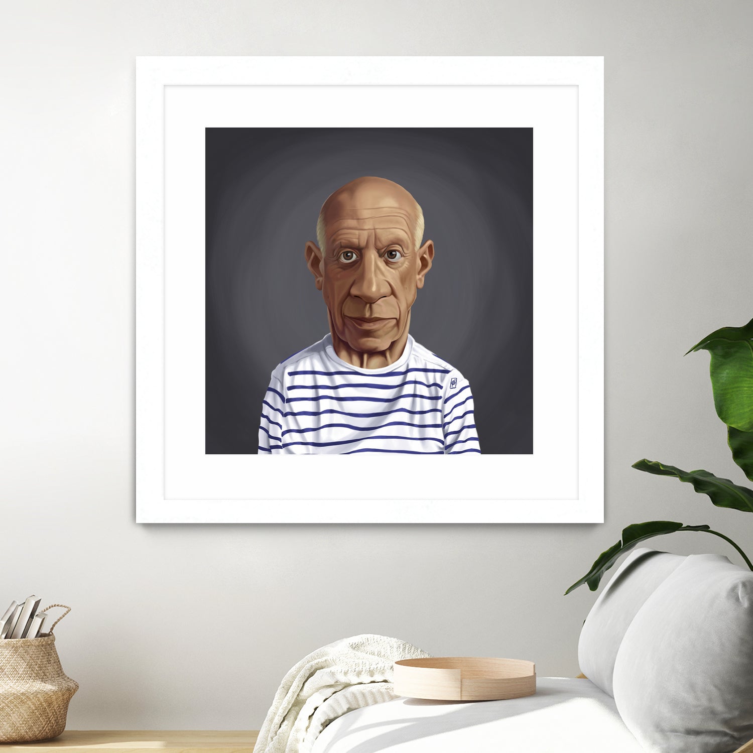 Pablo Picasso by Rob Snow on GIANT ART - blue digital painting