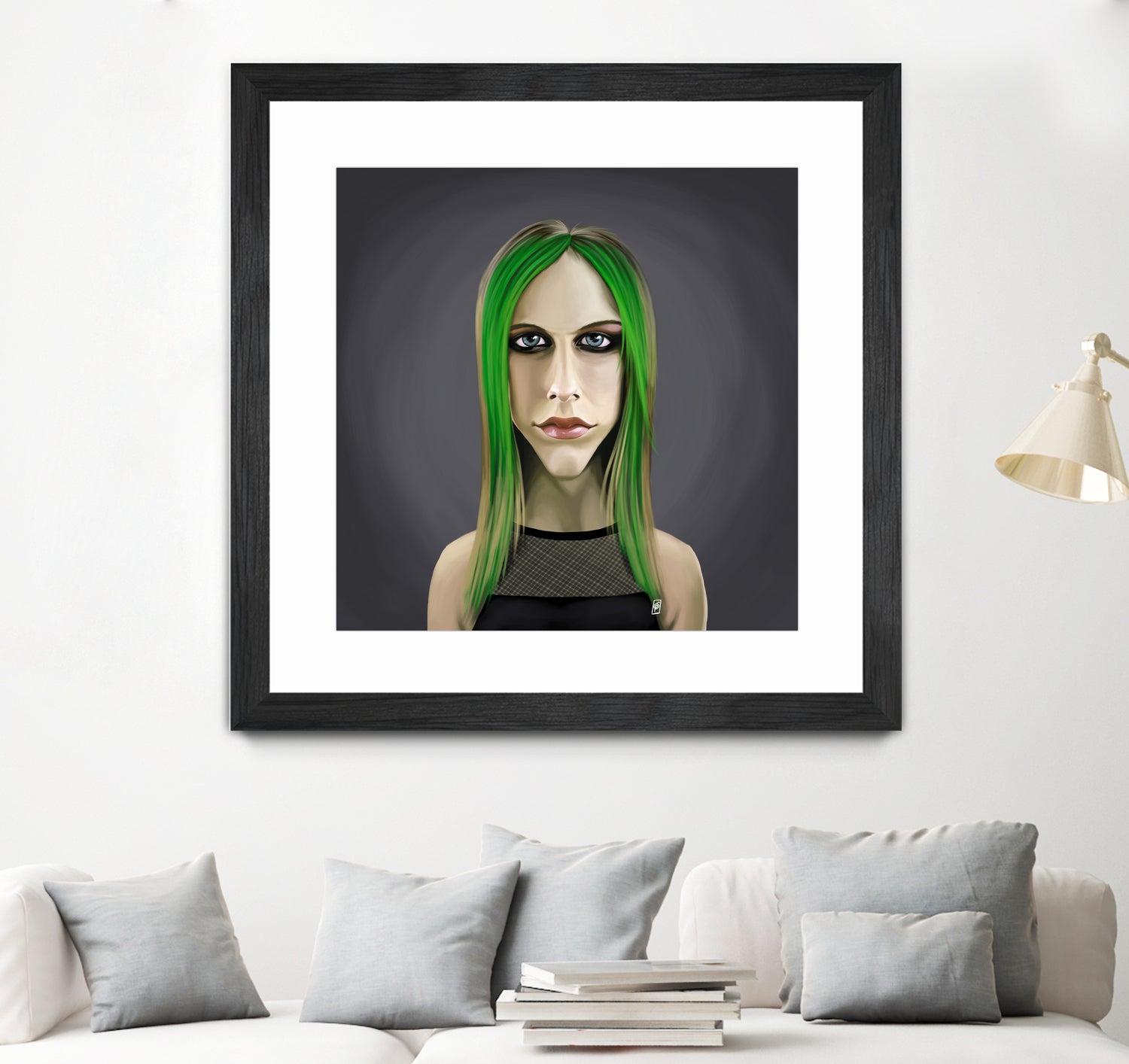 Avril Lavigne by Rob Snow on GIANT ART - green digital painting