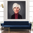 Andy Warhol by Rob Snow on GIANT ART - brown digital painting