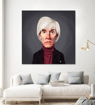 Andy Warhol by Rob Snow on GIANT ART - brown digital painting