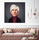 Andy Warhol by Rob Snow on GIANT ART - brown digital painting