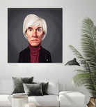 Andy Warhol by Rob Snow on GIANT ART - brown digital painting