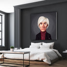 Andy Warhol by Rob Snow on GIANT ART - brown digital painting