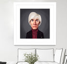 Andy Warhol by Rob Snow on GIANT ART - brown digital painting