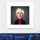 Andy Warhol by Rob Snow on GIANT ART - brown digital painting