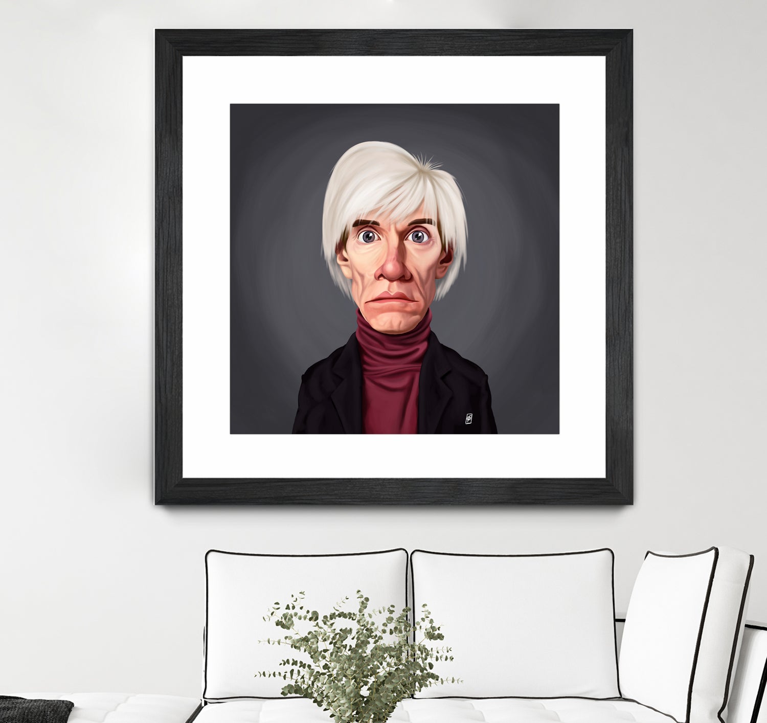 Andy Warhol by Rob Snow on GIANT ART - brown digital painting