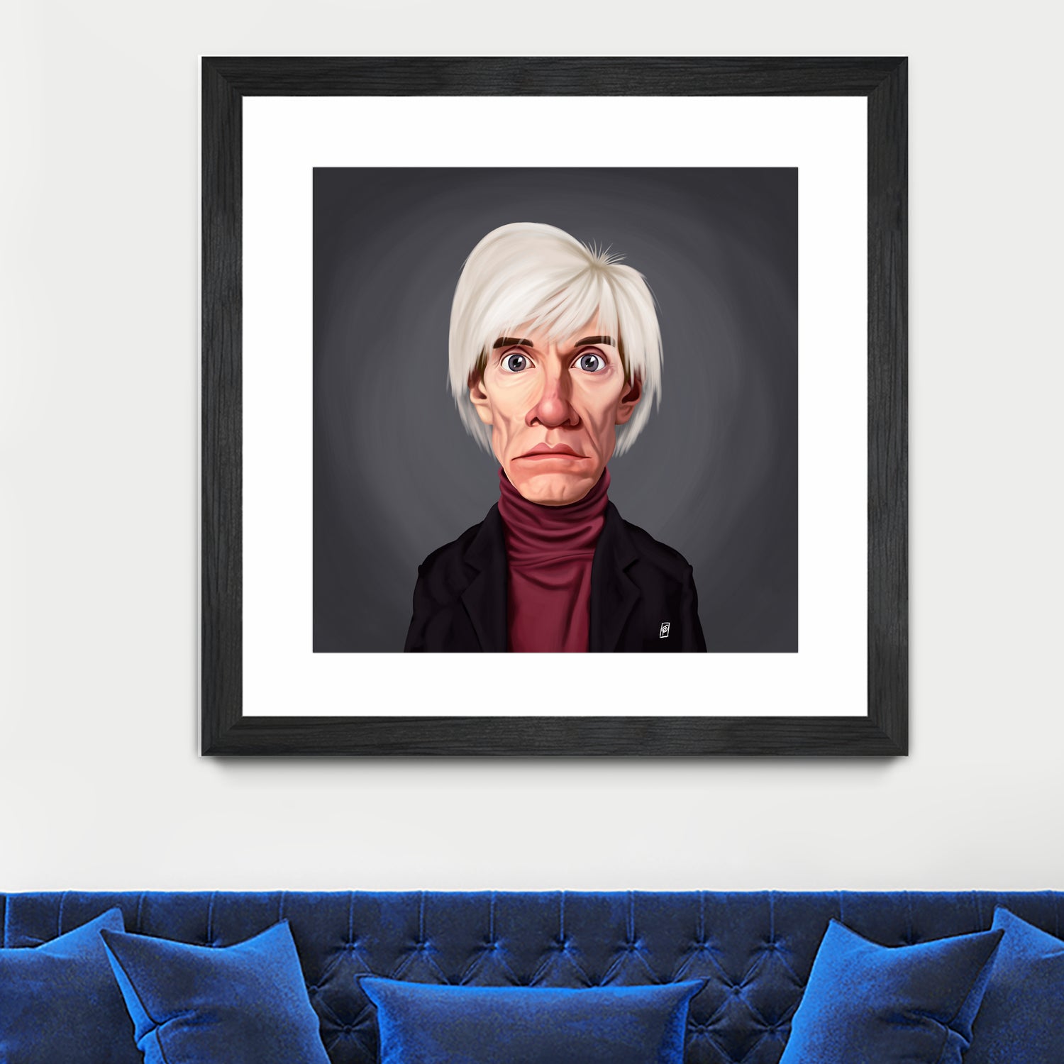 Andy Warhol by Rob Snow on GIANT ART - brown digital painting