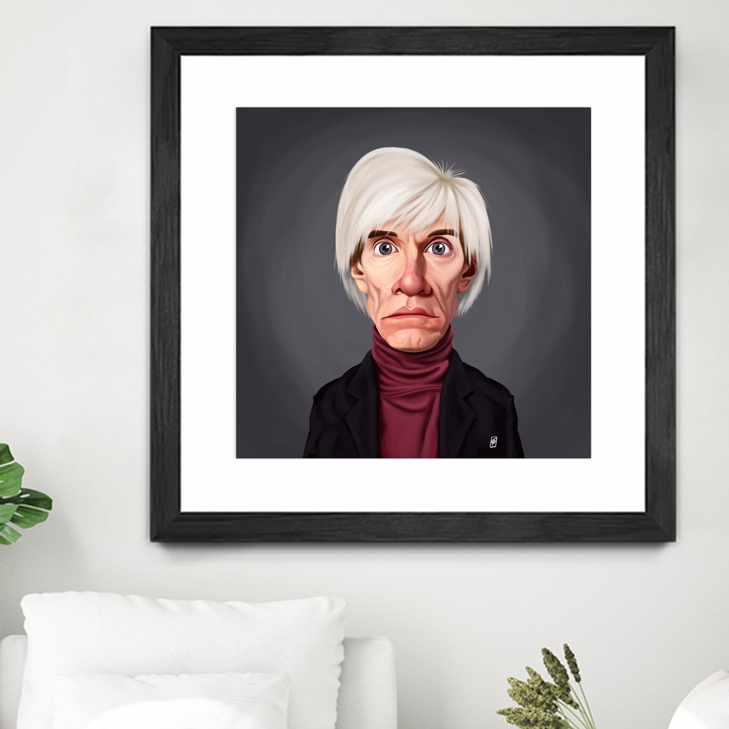 Andy Warhol by Rob Snow on GIANT ART - brown digital painting