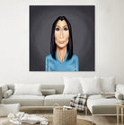 Cher by Rob Snow on GIANT ART - blue digital painting