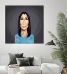 Cher by Rob Snow on GIANT ART - blue digital painting