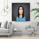 Cher by Rob Snow on GIANT ART - blue digital painting