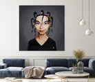 Björk by Rob Snow on GIANT ART - black digital painting