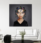 Björk by Rob Snow on GIANT ART - black digital painting