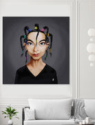 Björk by Rob Snow on GIANT ART - black digital painting