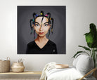 Björk by Rob Snow on GIANT ART - black digital painting