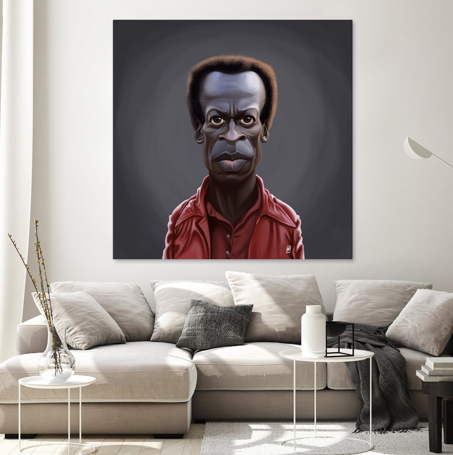 Miles Davis by Rob Snow on GIANT ART - black digital painting