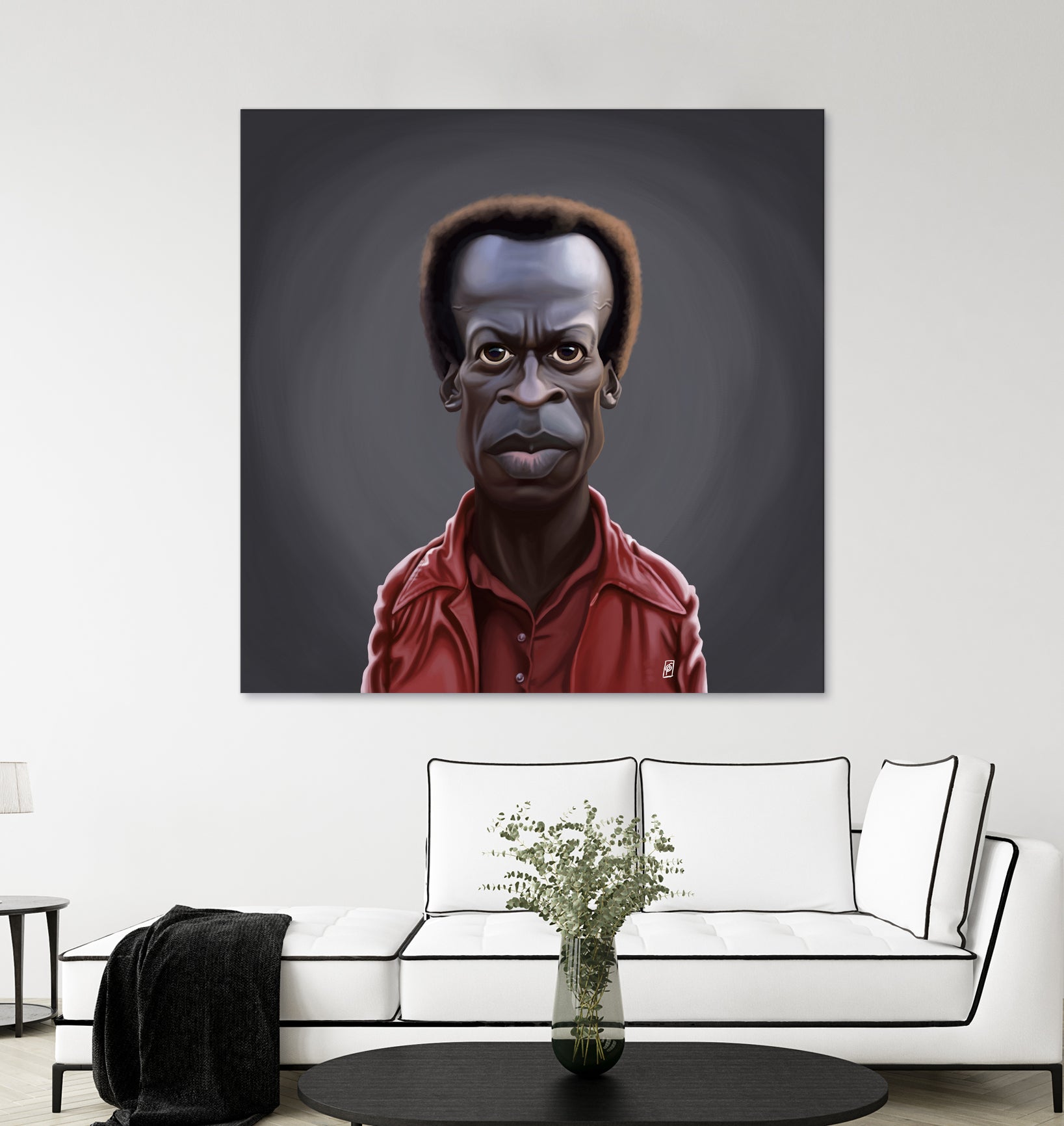 Miles Davis by Rob Snow on GIANT ART - black digital painting