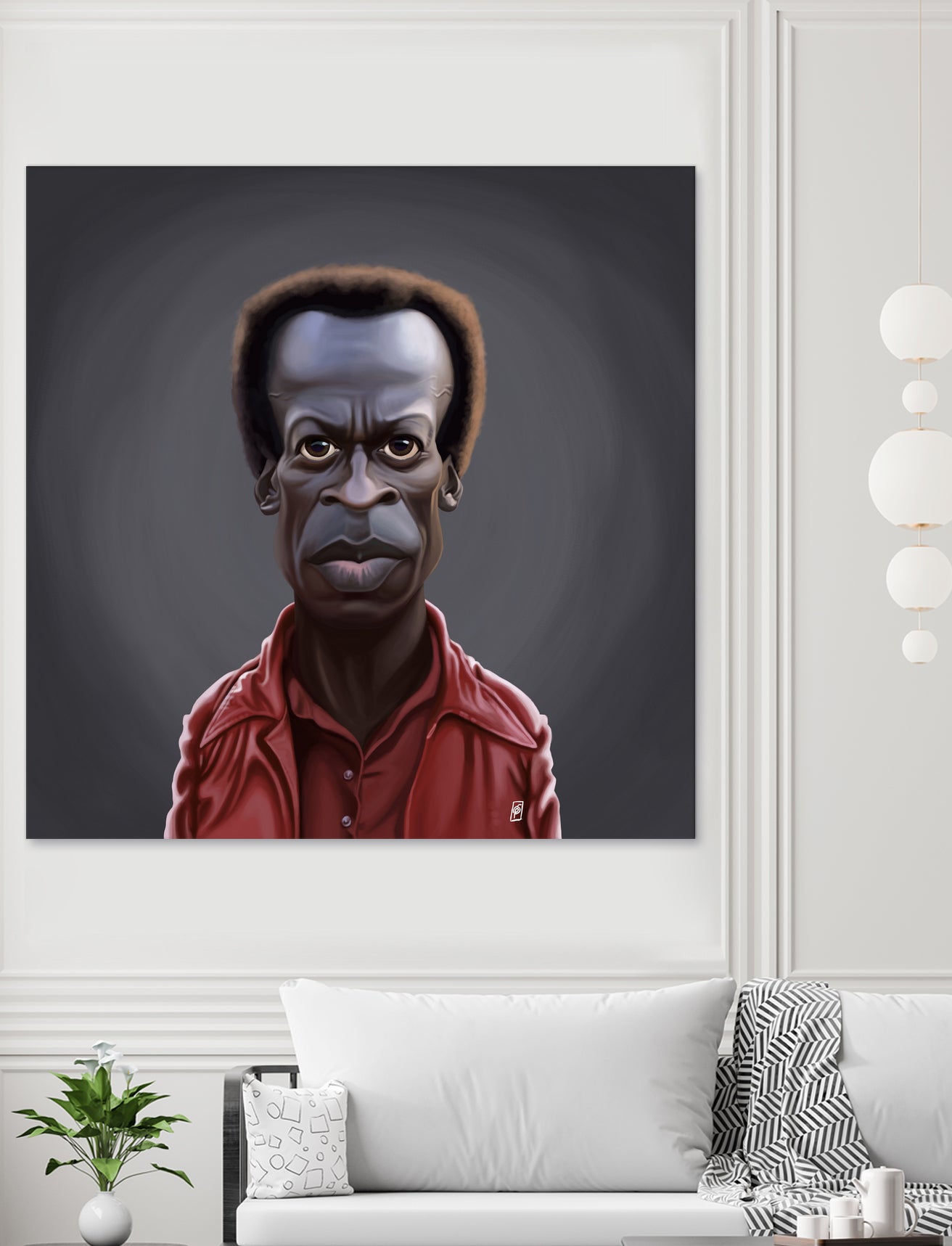 Miles Davis by Rob Snow on GIANT ART - black digital painting