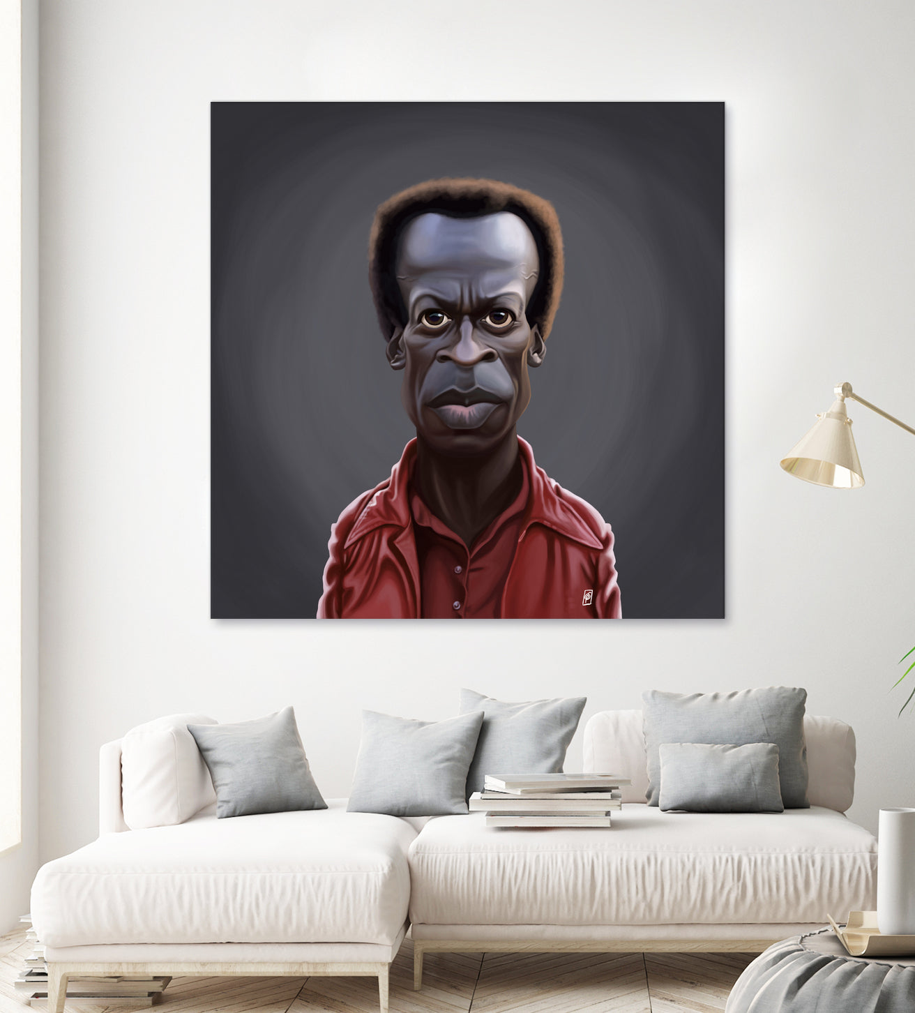 Miles Davis by Rob Snow on GIANT ART - black digital painting