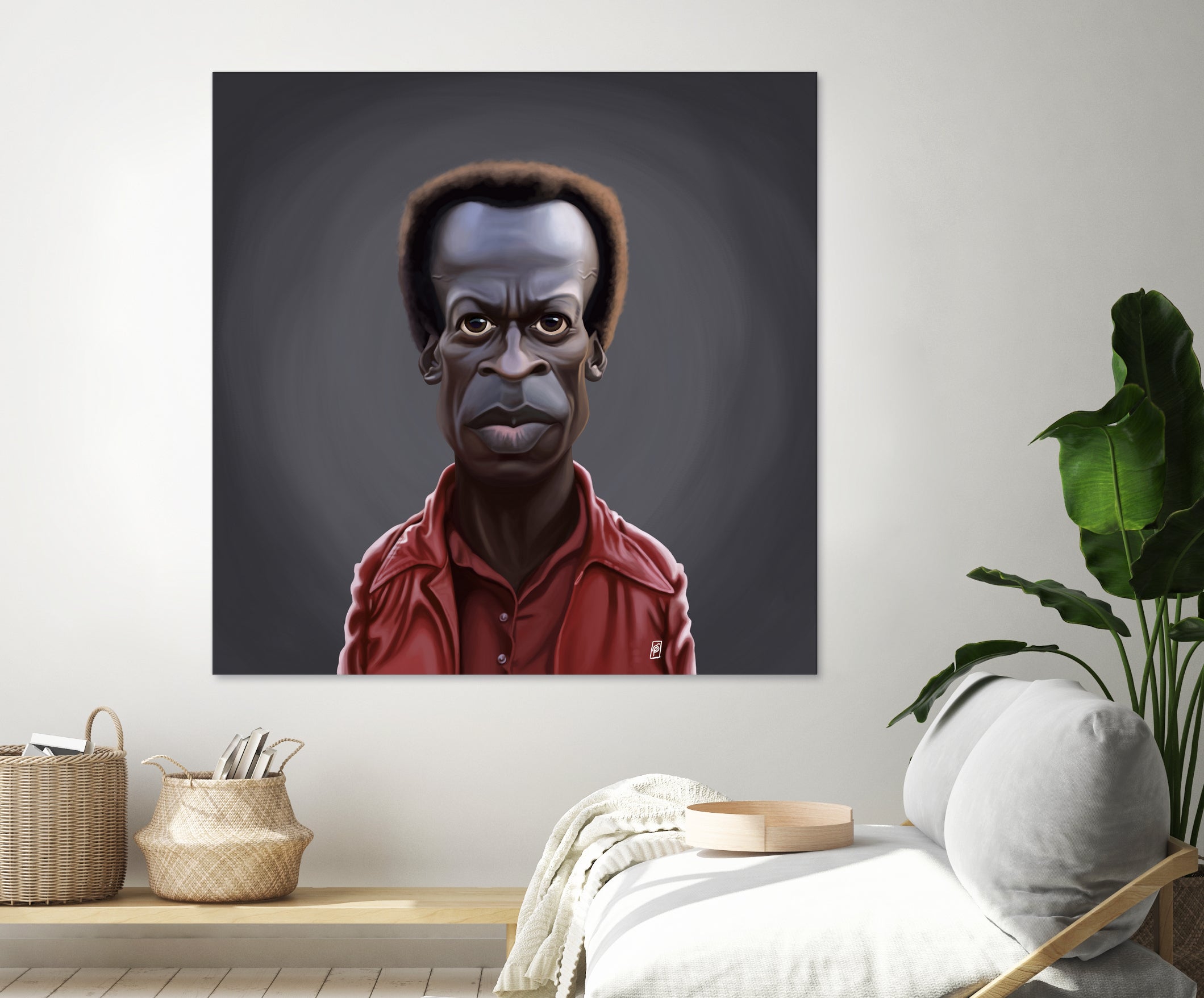 Miles Davis by Rob Snow on GIANT ART - black digital painting