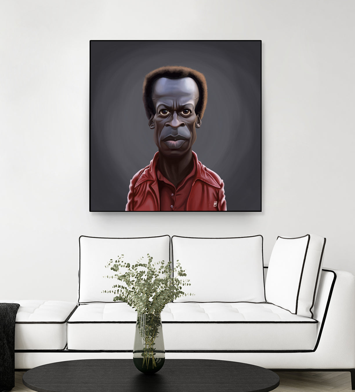 Miles Davis by Rob Snow on GIANT ART - black digital painting