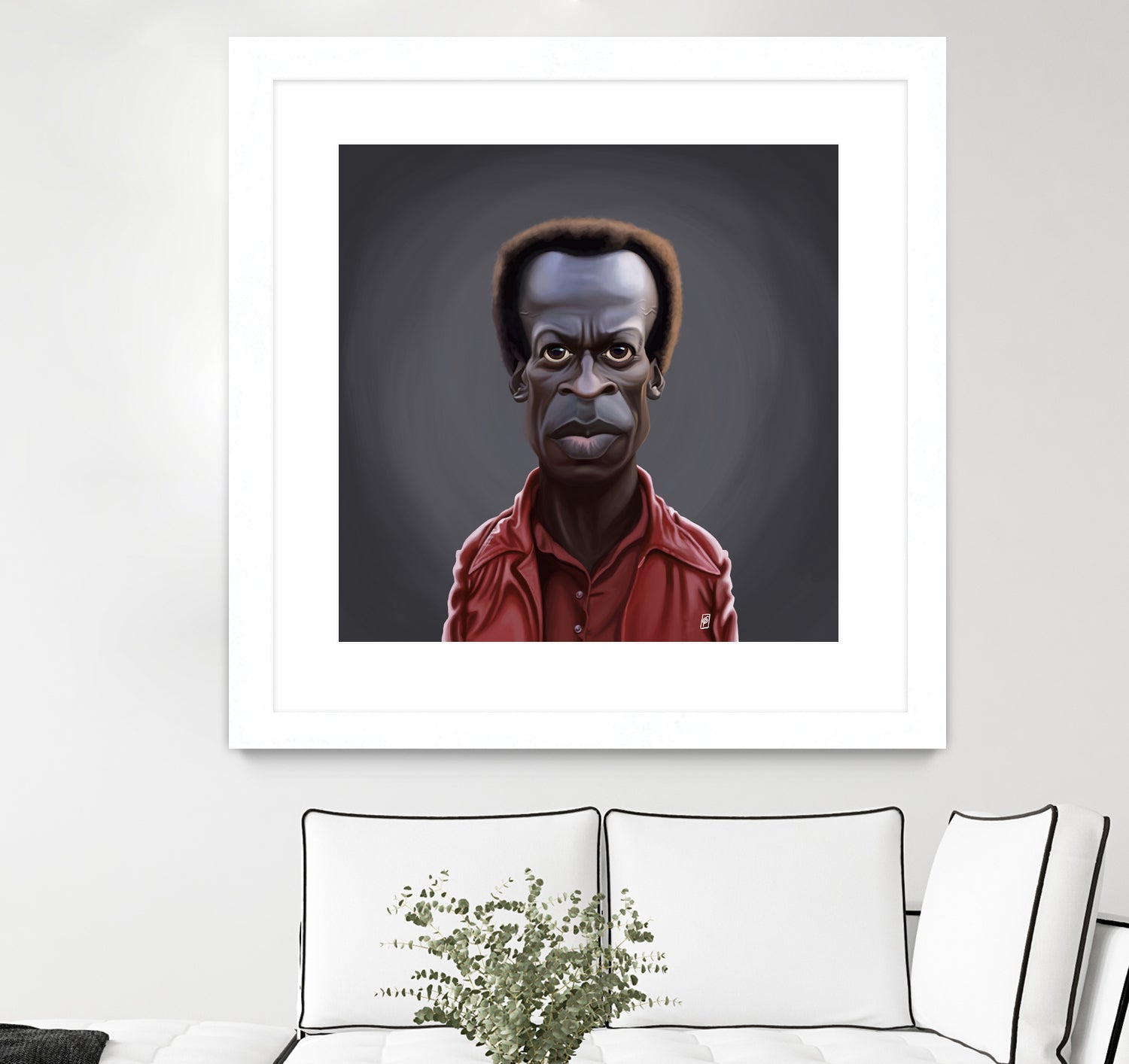 Miles Davis by Rob Snow on GIANT ART - black digital painting