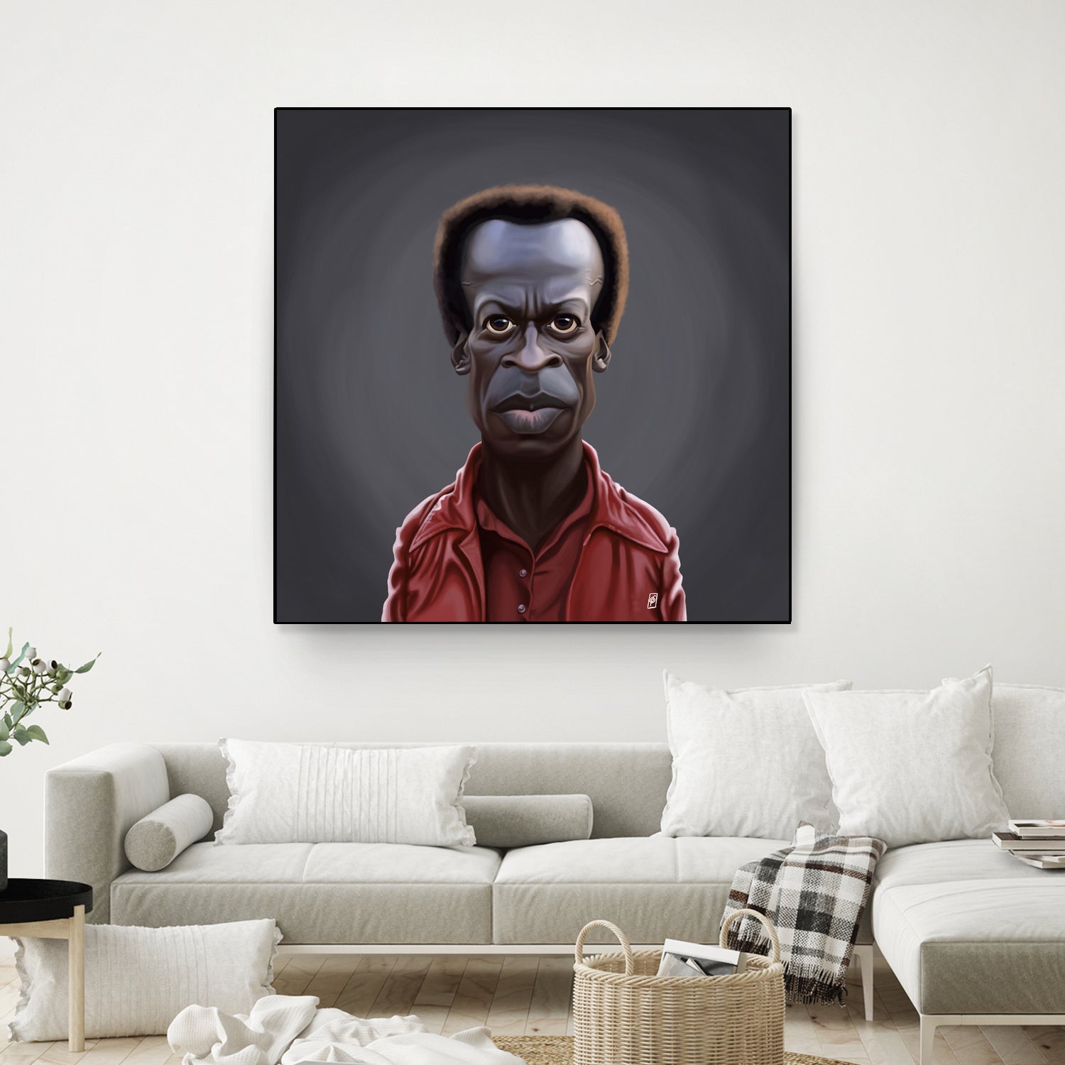 Miles Davis by Rob Snow on GIANT ART - black digital painting