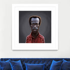 Miles Davis by Rob Snow on GIANT ART - black digital painting