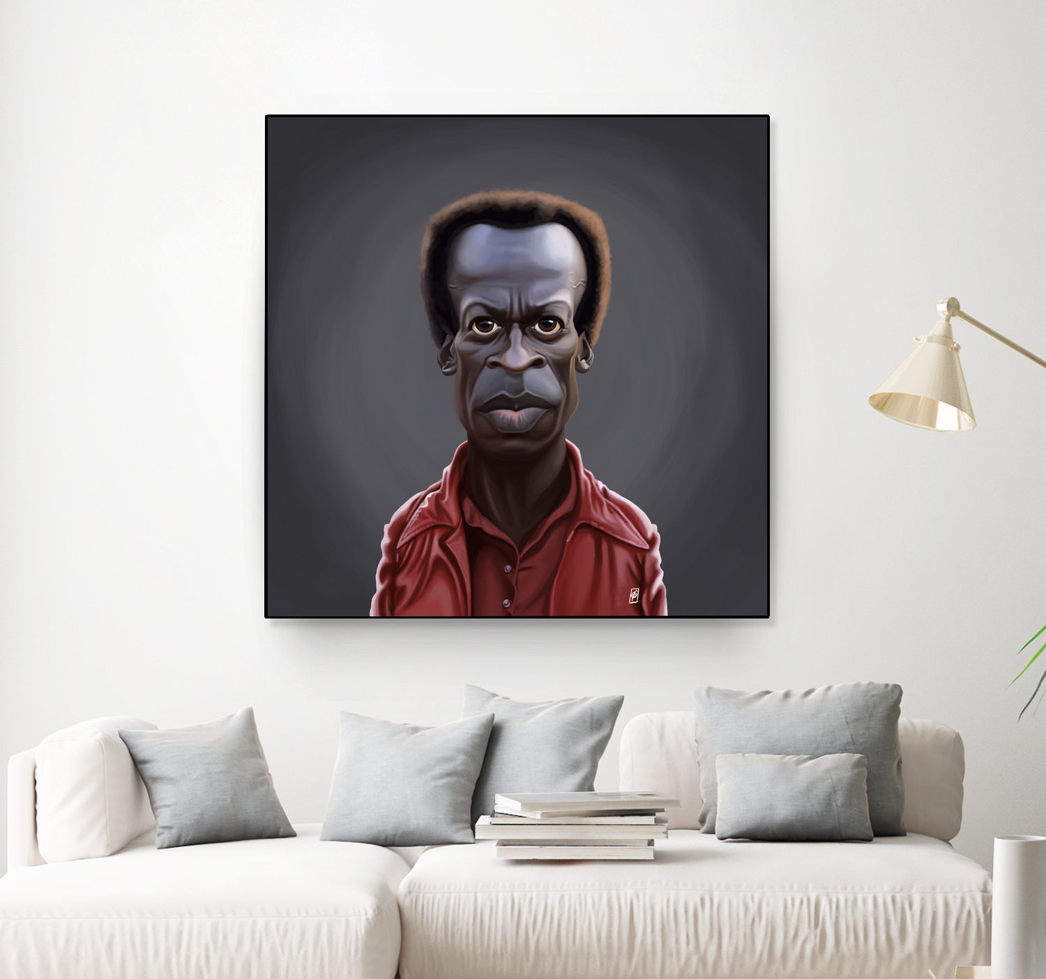 Miles Davis by Rob Snow on GIANT ART - black digital painting