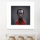 Miles Davis by Rob Snow on GIANT ART - black digital painting