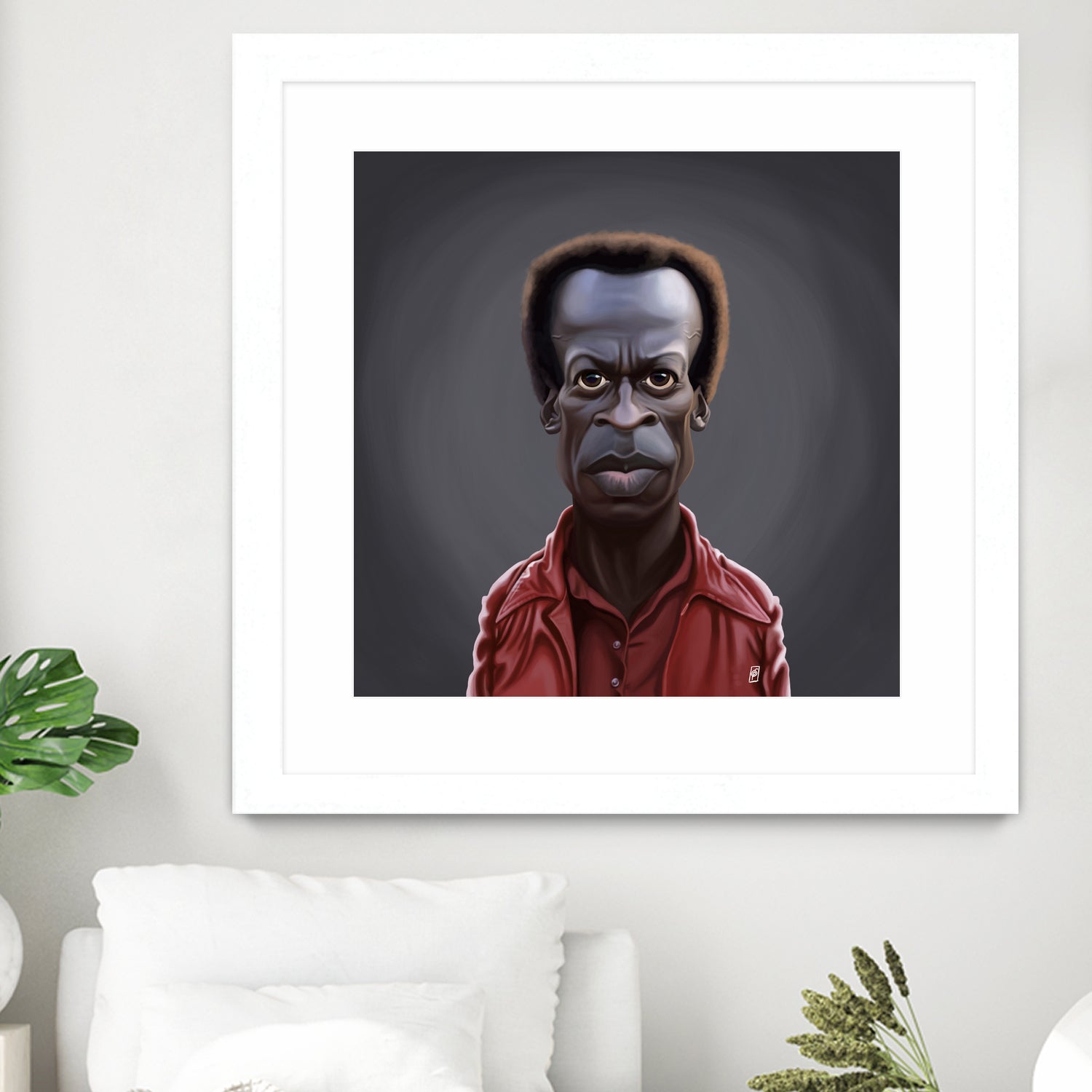 Miles Davis by Rob Snow on GIANT ART - black digital painting