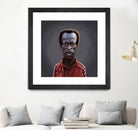 Miles Davis by Rob Snow on GIANT ART - black digital painting