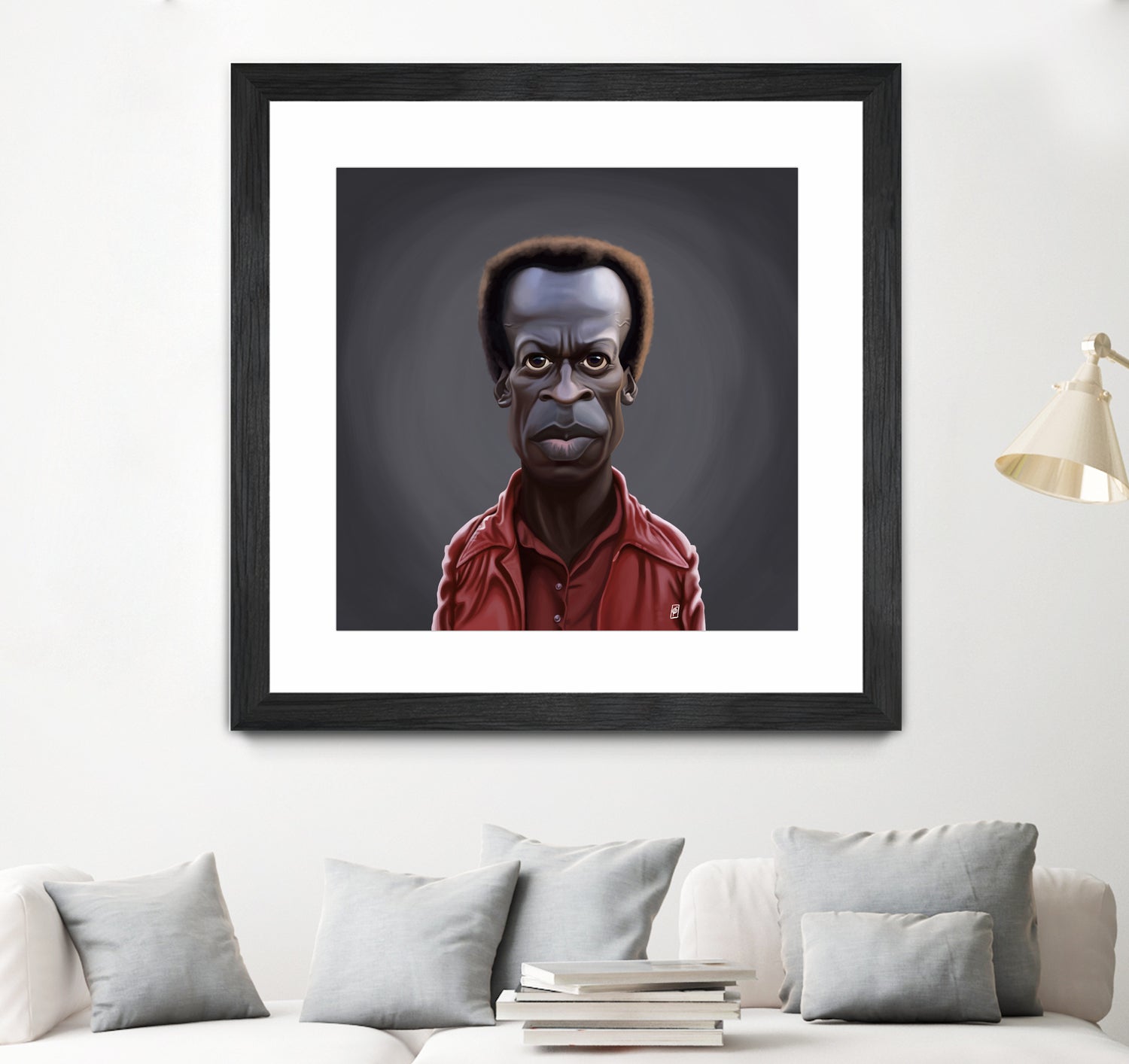 Miles Davis by Rob Snow on GIANT ART - black digital painting