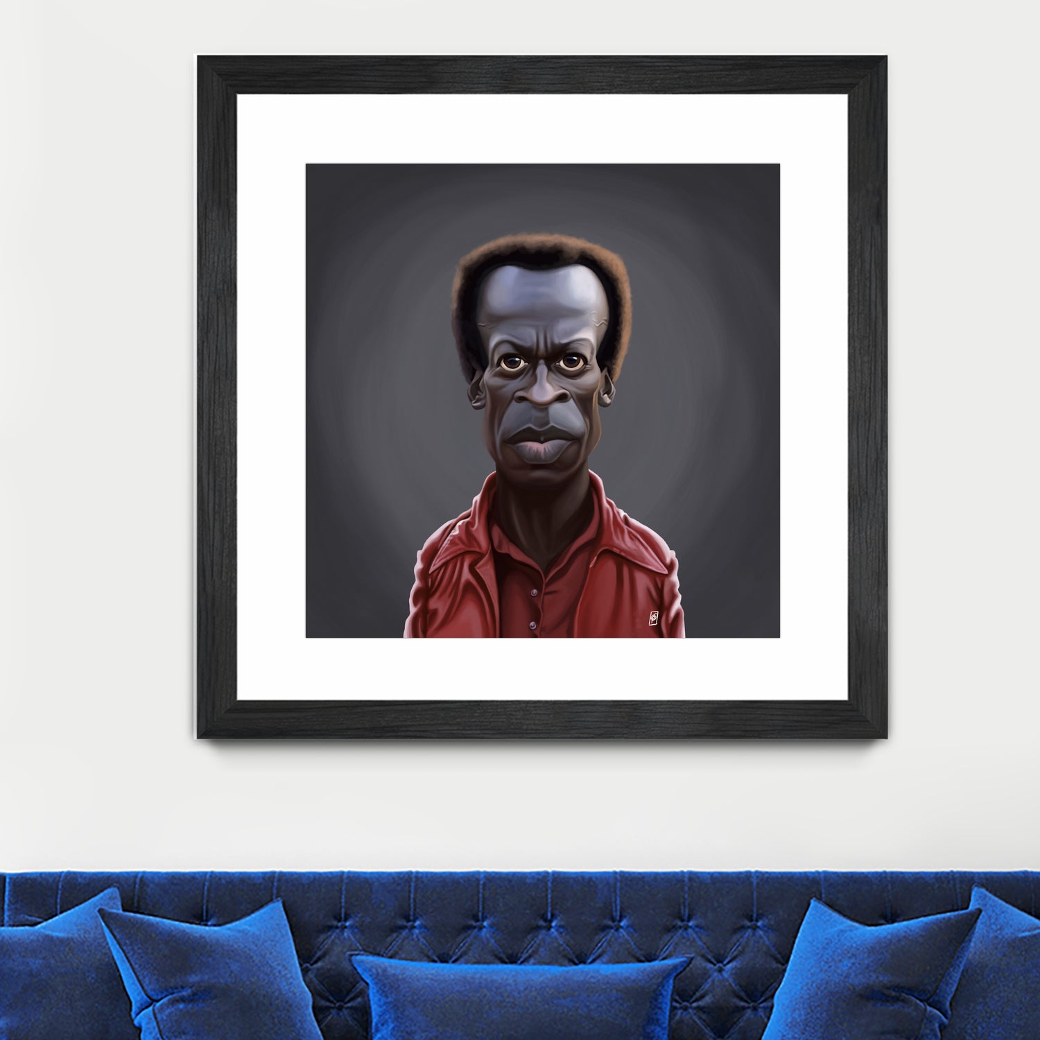 Miles Davis by Rob Snow on GIANT ART - black digital painting