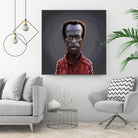 Miles Davis by Rob Snow on GIANT ART - black digital painting