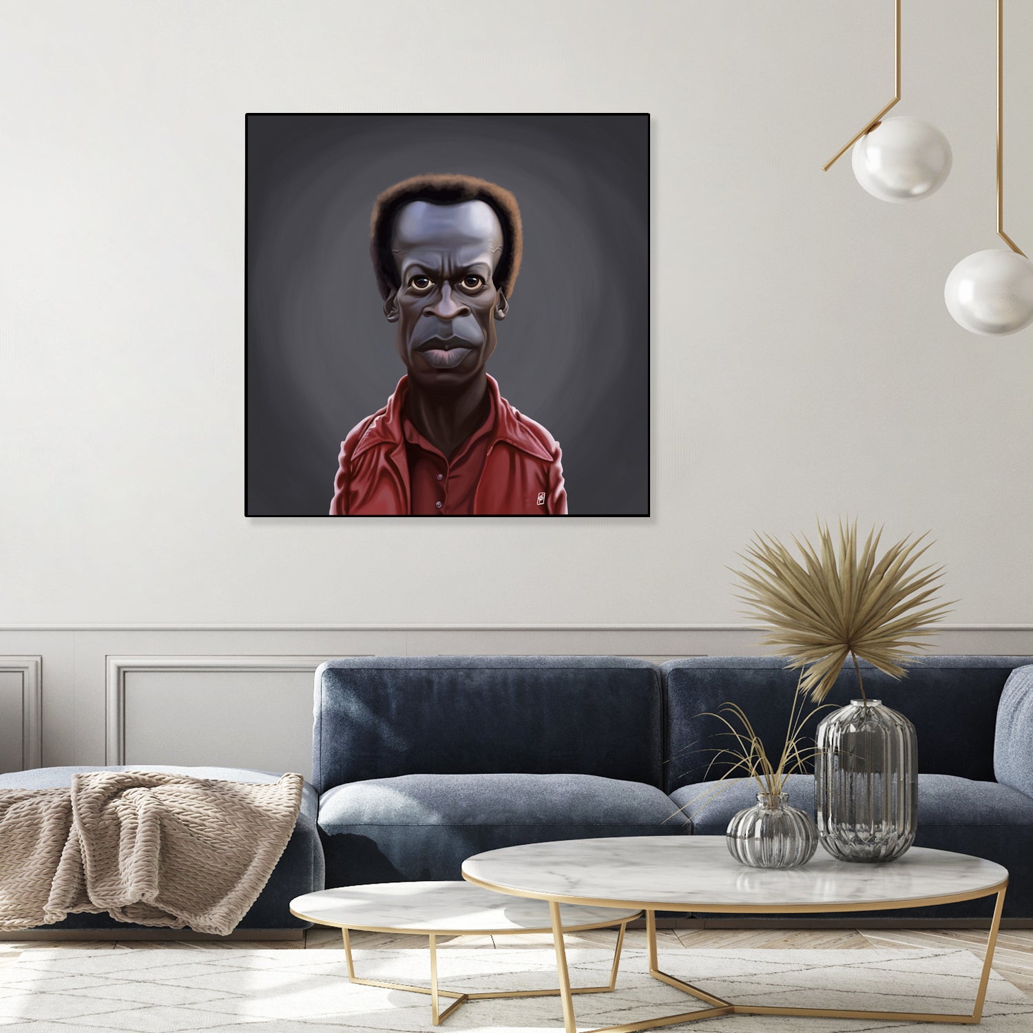 Miles Davis by Rob Snow on GIANT ART - black digital painting