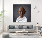 Mahatma Gandhi by Rob Snow on GIANT ART - white digital painting