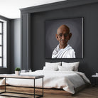 Mahatma Gandhi by Rob Snow on GIANT ART - white digital painting